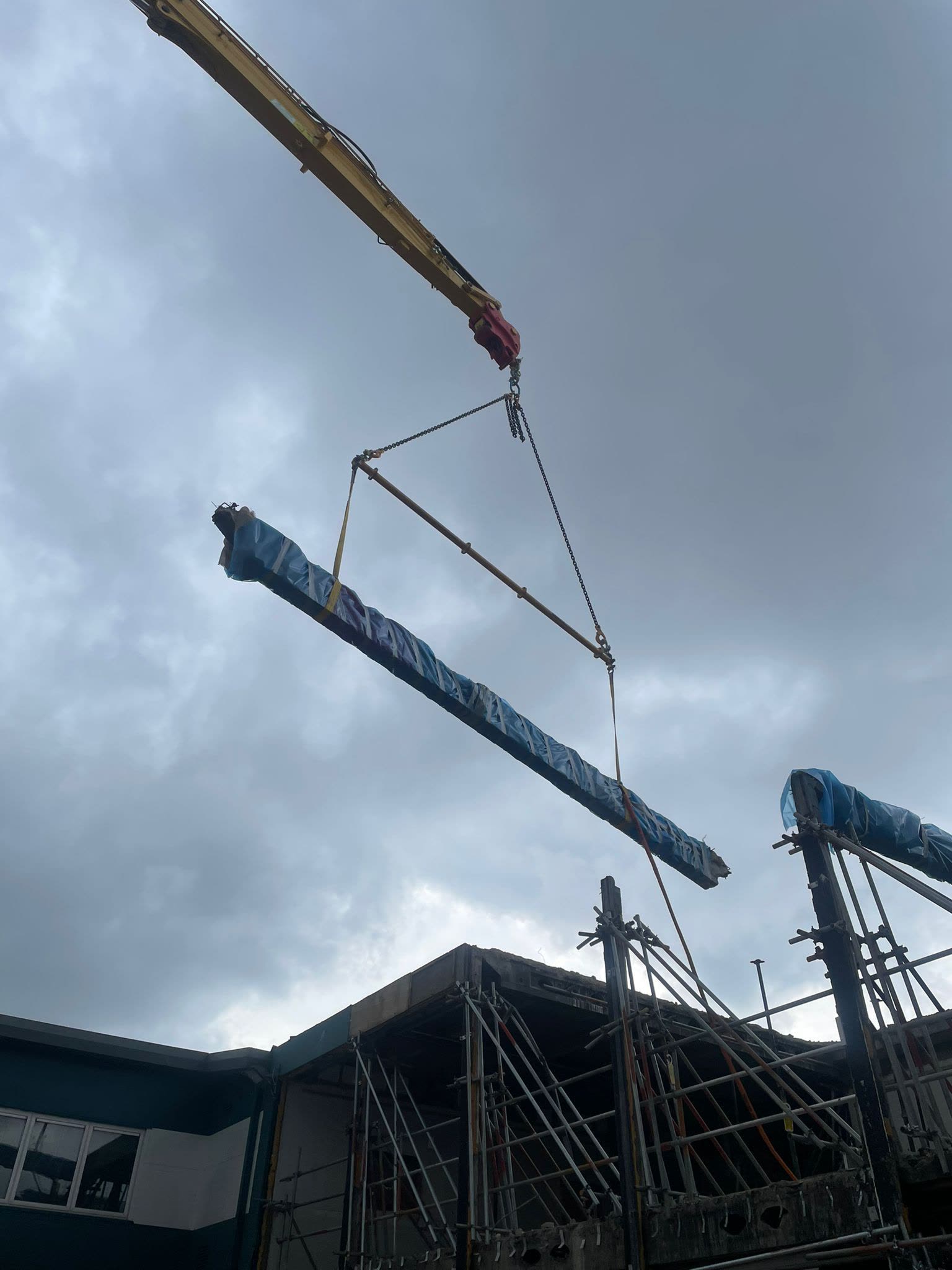 Croft team on site